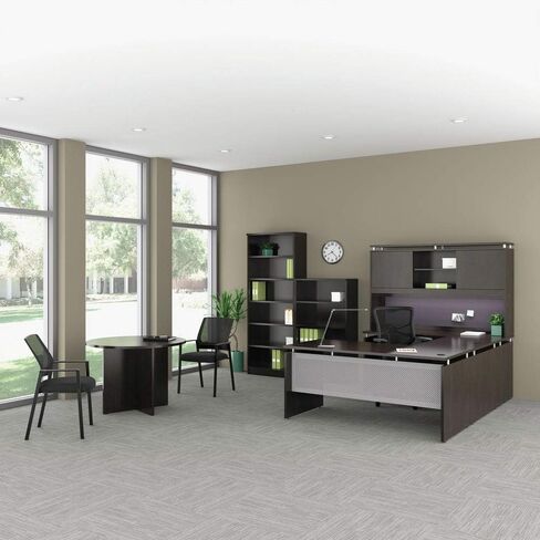 Alera alera Valencia Round Conference Table with Legs, 42" Diameter x 29.5h, Espresso in Saudi Arabia