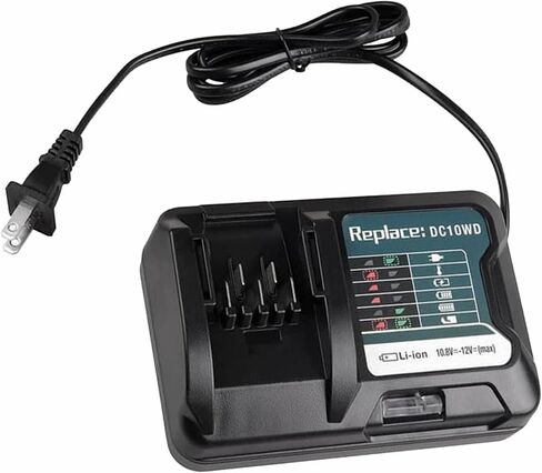 بطارية WeideBATT® 4.0Ah BL1016 BL1041B BL1040B وشاحن 12V/10.8V DC10WD DC10SB لبطارية Makita 12V CXT BL1015 BL1016، لأدوات Makita DF031D TD110D JR103D JR105D HP332D HP333D TM30D HSS01D in Saudi Arabia