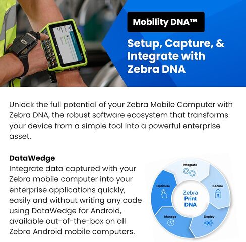 Zebra TC22 Mobile Computer 6"| Touch Screen | WLAN, WiFi 6 | 1 Year Warranty | NFC, BT, USB-C | Android OS | Integrated 1D/2D Scanner in Saudi Arabia