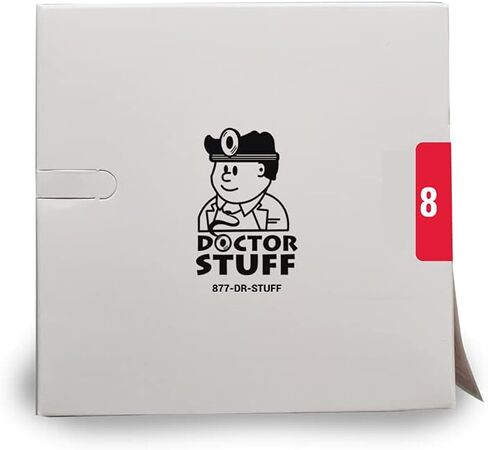 Doctor Stuff - ملصقات مجلد الملفات ، رقم 9 ، متوافق مع ملصقات مخطط SMEAD LCC - SLCC ، الأسود ، 2 "× 1" ، #9 ، 250/رول in Saudi Arabia