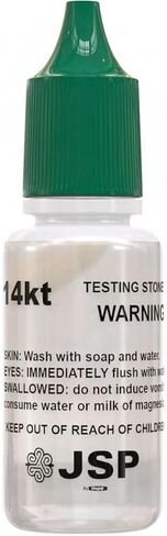 Waytest 5PC Fresh Gold Testing Jewelry Kit 10K 14K 18K 22K & Stone Gold Testing Solution Determiner Jewelry Scrap Precious Metal Made in USA in Saudi Arabia