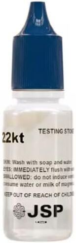 Waytest 5PC Fresh Gold Testing Jewelry Kit 10K 14K 18K 22K & Stone Gold Testing Solution Determiner Jewelry Scrap Precious Metal Made in USA in Saudi Arabia