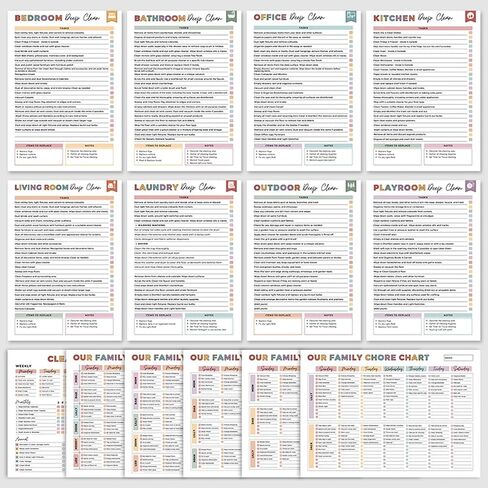 Adhd Cleaning Planner,Cleaning Plan Schedule,Cleaning List Checklist Schedule,Cleaning and Organizing Planner, Daily Weekly Monthly Checklist for Home, DIY Home Cleaning Plan Bookr in Saudi Arabia