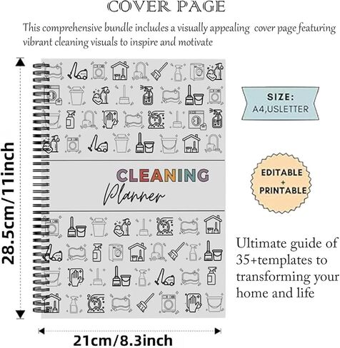 Adhd Cleaning Planner,Cleaning Plan Schedule,Cleaning List Checklist Schedule,Cleaning and Organizing Planner, Daily Weekly Monthly Checklist for Home, DIY Home Cleaning Plan Bookr in Saudi Arabia