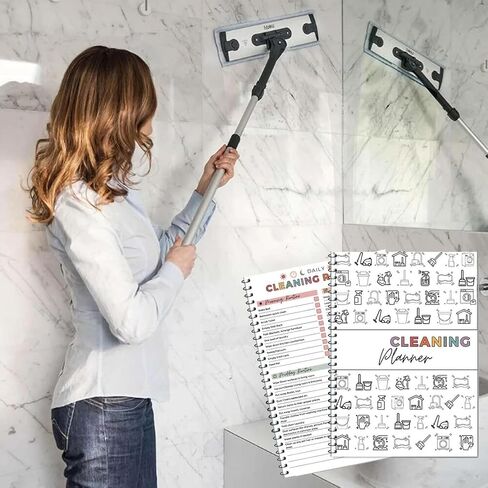 Adhd Cleaning Planner,Cleaning Plan Schedule,Cleaning List Checklist Schedule,Cleaning and Organizing Planner, Daily Weekly Monthly Checklist for Home, DIY Home Cleaning Plan Bookr in Saudi Arabia