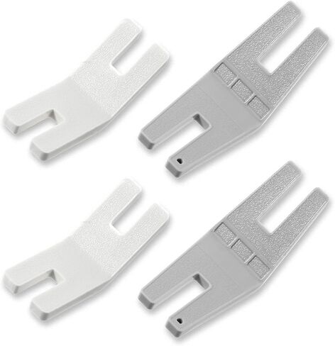 Ajcotahm 4PCS Hump Jumper Sewing Tool Set Large + Small Seam Aid & Rolled Hemmer Foot Essential Sewing Accessories and Tools in Saudi Arabia