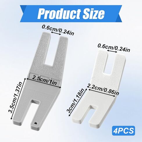 Ajcotahm 4PCS Hump Jumper Sewing Tool Set Large + Small Seam Aid & Rolled Hemmer Foot Essential Sewing Accessories and Tools in Saudi Arabia