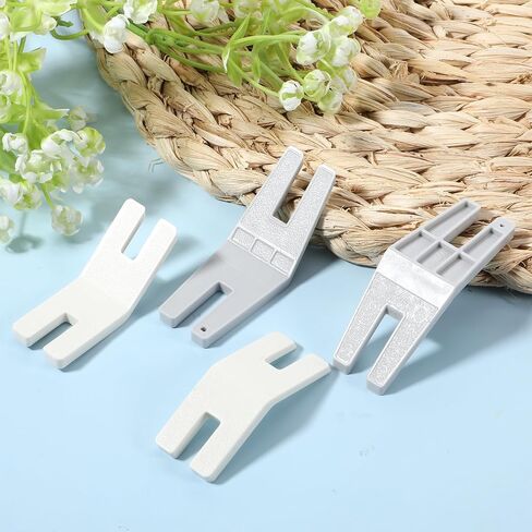 Ajcotahm 4PCS Hump Jumper Sewing Tool Set Large + Small Seam Aid & Rolled Hemmer Foot Essential Sewing Accessories and Tools in Saudi Arabia