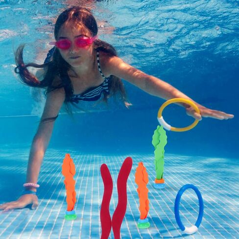 لعبة Garneck Dive Toys و Girls Seaweed Diving Water لعبة مياه تحت الماء الصيف البحري للبنين والبنات مهارات الغوص العشوائية in Kuwait