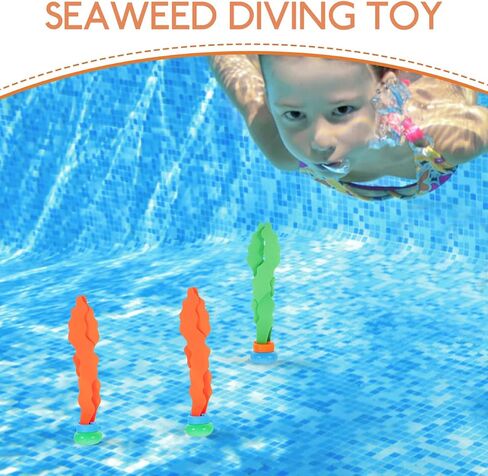 لعبة Garneck Dive Toys و Girls Seaweed Diving Water لعبة مياه تحت الماء الصيف البحري للبنين والبنات مهارات الغوص العشوائية in Kuwait