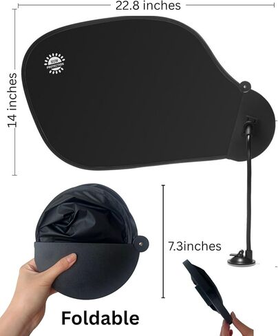 Cubicle Shade – Desk Shade for Cubicle to Block Light & Overhead Glare | Office Cubicle Cover for Privacy, Focus & Comfort | Easy-to-Install Desk Shade to Block Overhead Light in Saudi Arabia