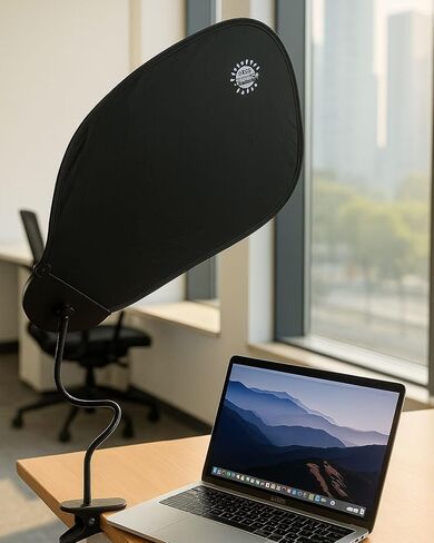 Cubicle Shade – Desk Shade for Cubicle to Block Light & Overhead Glare | Office Cubicle Cover for Privacy, Focus & Comfort | Easy-to-Install Desk Shade to Block Overhead Light in Saudi Arabia