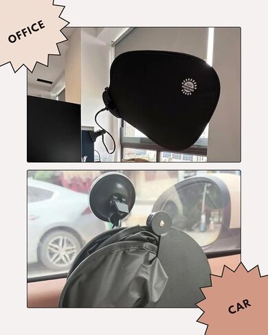 Cubicle Shade – Desk Shade for Cubicle to Block Light & Overhead Glare | Office Cubicle Cover for Privacy, Focus & Comfort | Easy-to-Install Desk Shade to Block Overhead Light in Saudi Arabia