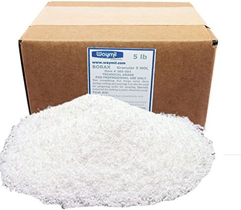 Borax Flux Glaze Counsibles 5 رطل مربع ذوبان الذهب والفضة المجوهرات 5 رطل in Saudi Arabia