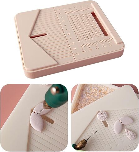 Multipurpose Craft Tool Box with Guide Holes for Drilling On Jewelry Making Materials and Art Supplies Use Drilling Platform with Containment in Saudi Arabia