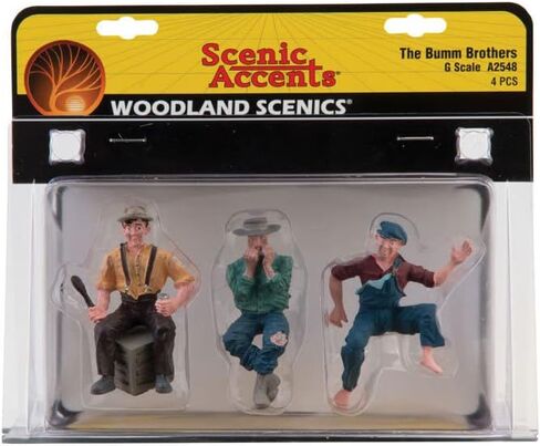 Woodland Scenics G Scale Scenic Ascents Fors/People The Bumm Brothers in Saudi Arabia