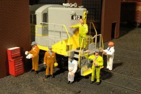 Bachmann O Gauge/Scale Figure/People Set Mechanics (6 pack) in Saudi Arabia