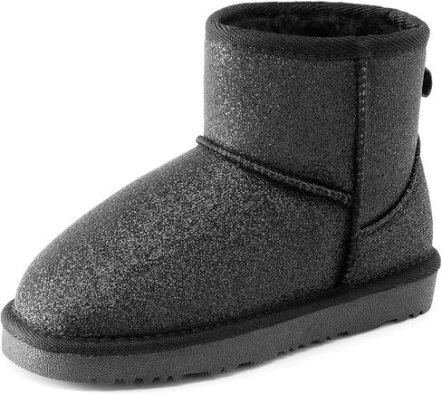 أحذية DREAM PAIRS للفتيات والأولاد أحذية الثلوج مبطنة بالفرو الصناعي للأطفال أحذية الكاحل الشتوية للأطفال الصغار/الأطفال الصغار/الأطفال الكبار in Kuwait