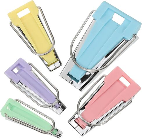 HOMSFOU 5PCS BIAS TAPE MAKER أدوات خياطة متينة DIY لإجراء خياطة اللحف بالطي الدقيق للطي السهل الاستخدام للمشاريع الحرفية للخياطة المهنية الشخصية in Saudi Arabia