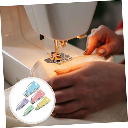 HOMSFOU 5PCS BIAS TAPE MAKER أدوات خياطة متينة DIY لإجراء خياطة اللحف بالطي الدقيق للطي السهل الاستخدام للمشاريع الحرفية للخياطة المهنية الشخصية in Saudi Arabia