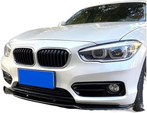 Fit for F20 F21 1-Series 116i 118i 120i 2011-2019 Car Front Bumper Spoiler Lip 3Pcs PP Bumper Canard Lip Splitter(Gloss Black) in Saudi Arabia