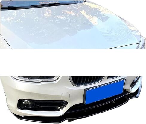 Fit for F20 F21 1-Series 116i 118i 120i 2011-2019 Car Front Bumper Spoiler Lip 3Pcs PP Bumper Canard Lip Splitter(Gloss Black) in Saudi Arabia