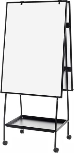 MasterVision Creation Station Silver Dry Erase Easel, Board Size 41.7" x 29.5" (EA49125016) in Saudi Arabia
