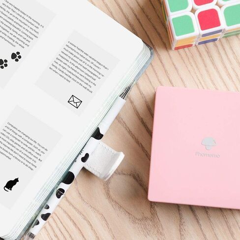 Phomemo M02 Pro Mini Thermal Photo Photo Photo Photo Photo مع 3 لفات ورقة ملصق شفافة ، متوافقة مع iOS + Android لمجلة الخطة ، ملاحظات الدراسة ، إنشاء الفن ، العمل ، الهدية ، الوردي in Kuwait