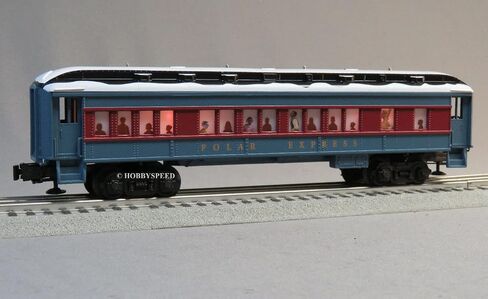 Lionel: 6-84328-C / 2123130-C The Polar Express Silhouettes Coach Car - New Snow TOP Design! in Saudi Arabia