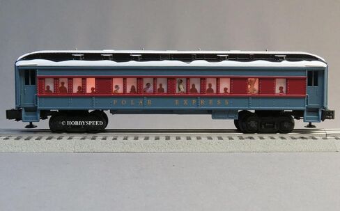 Lionel: 6-84328-C / 2123130-C The Polar Express Silhouettes Coach Car - New Snow TOP Design! in Saudi Arabia