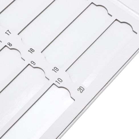 Microscope Slide Tray 20 Places Cardboard Foldable Slide Storage Organizer 8x2.5cm Slot Size in Saudi Arabia