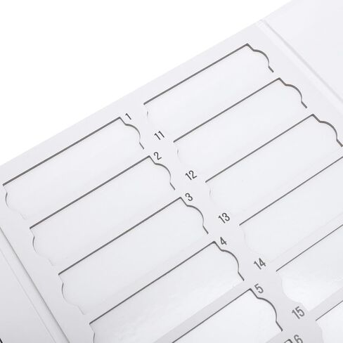 Microscope Slide Tray 20 Places Cardboard Foldable Slide Storage Organizer 8x2.5cm Slot Size in Saudi Arabia