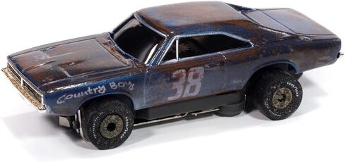 SC416-2BLU Auto World Thunderjet 1969 Dodge Charger Dark Blue Ho Scale Scale Car in Saudi Arabia