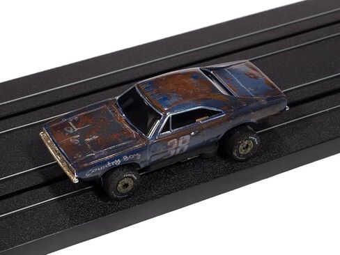SC416-2BLU Auto World Thunderjet 1969 Dodge Charger Dark Blue Ho Scale Scale Car in Saudi Arabia