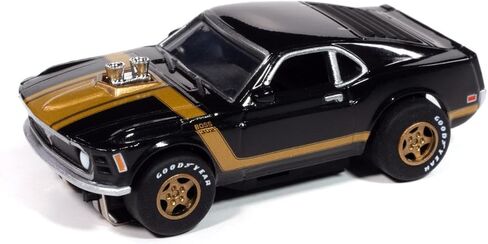 Auto World SC413-1Blk Super III 1970 Ford Mustang (Black) Ho Scale Slot Car in Kuwait