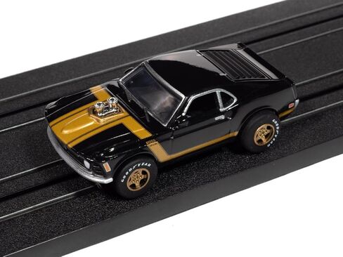 Auto World SC413-1Blk Super III 1970 Ford Mustang (Black) Ho Scale Slot Car in Kuwait