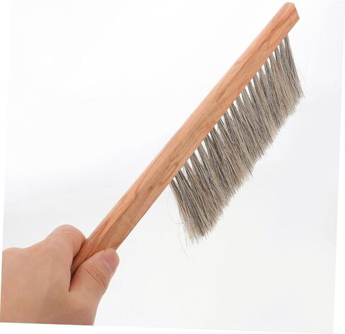 SUPVOX Double Row Horse Tail Beehive Cleaning Brush Soft Bristles Beekeeping Tool for Hive Maintenance Portable Beehive Cleaner for Beekeepers in Saudi Arabia