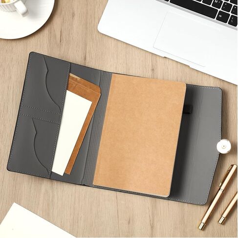 Zhanmai 10 Pack A5 Journal Refill 5.5 x 8.2'' Refillable Notebook Inserts A5 Paper Refill Kraft Travelers Journal Notebooks for Office School Writing Supplies, 100 Sheets/200 Pages(Ruled Lined) in Saudi Arabia