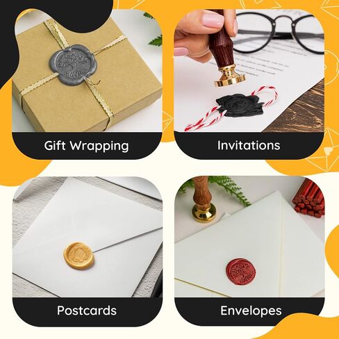Artellius Sealing Wax Sticks - 30 Pack ، Blue Dark ، 4 in X 0.3 in - Wax Sticks for Letter Sealing and Envelope choilishing with Wax Seal Stamps & Glue Gun in Kuwait