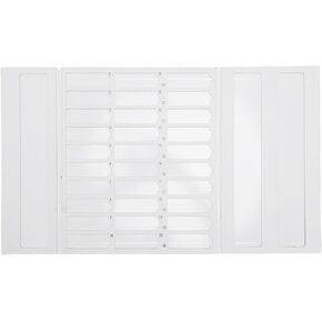 Microscope Slide Tray Foldable Cardboard Microscope 30 Slides Capacity Storage Plate for Laboratory in Kuwait