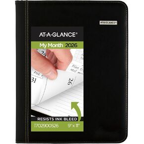 at-A-Glance Executive® 2026 Monthly Padfolio, Black, Large, 9" x 11" in Kuwait