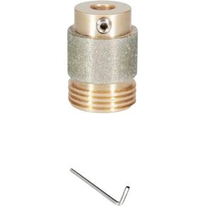 MCBL1Diamond Grinding Bit 1" Brass Core Abrasive Wheel Automatic Water Feeding Stained Glass Grinder Head Making Tool Standard Spare Parts (1 Inch MCBL1-2PCS) in Saudi Arabia