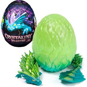 Dragons, 12.5-inch Collectible Articulated Dragon Toy Figure & Blind Box Display Egg, Fidget Home Office & Desk Decor (Styles May Vary) in Saudi Arabia