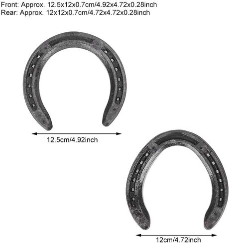 10 Pairs Forging Horseshoe Steel Horseshoe Horse Shoe Horseshoe Kit Horseshoe Accessory Horse Riding Accessory in Saudi Arabia