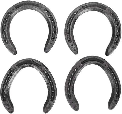 10 Pairs Forging Horseshoe Steel Horseshoe Horse Shoe Horseshoe Kit Horseshoe Accessory Horse Riding Accessory in Saudi Arabia