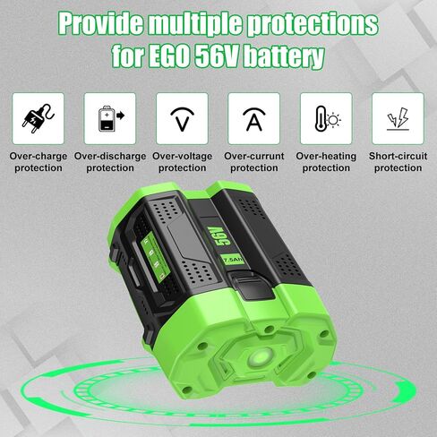 2 حزمة بطارية بديلة وشاحن 3.0 أمبير متوافق مع بطارية ليثيوم Ryobi 18 فولت P102 P103 P104 P105 P107 P109 P108 P190 P122 in Kuwait