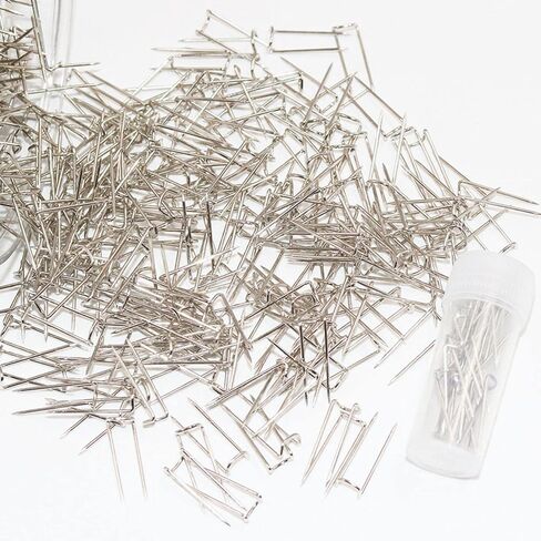 Generic 4X 100pcs Fork Pins for Quilting Straight Pins Sewing Double Blocking Pins Hanger Knitting Making Supplies Needlework Dressmaker Tailor in Saudi Arabia