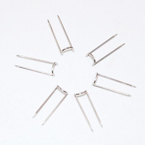 Generic 4X 100pcs Fork Pins for Quilting Straight Pins Sewing Double Blocking Pins Hanger Knitting Making Supplies Needlework Dressmaker Tailor in Saudi Arabia