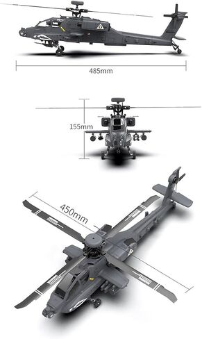 1/32 F11-S AH64 APACCHE RC Helicopter ، 2.4G 6CH RC-المحاور المزدوجة المشتركة الطيران 6G/3D Stunt Model مع GPS والكاميرا (إصدار RTF) in Saudi Arabia