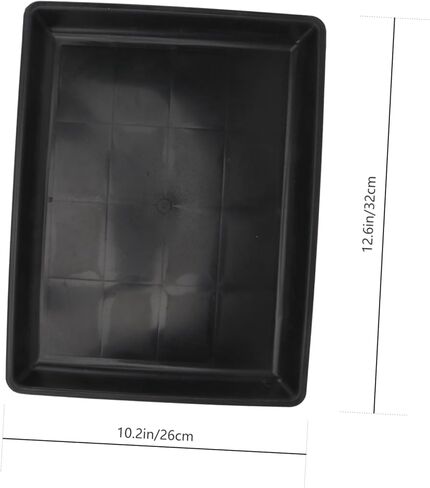 POPETPOP Thickened Plastic PET Cage Tray Waterproof Dog and Rabbit Poop Tray Sturdy Base for Cat and Small Animal Cages in Saudi Arabia